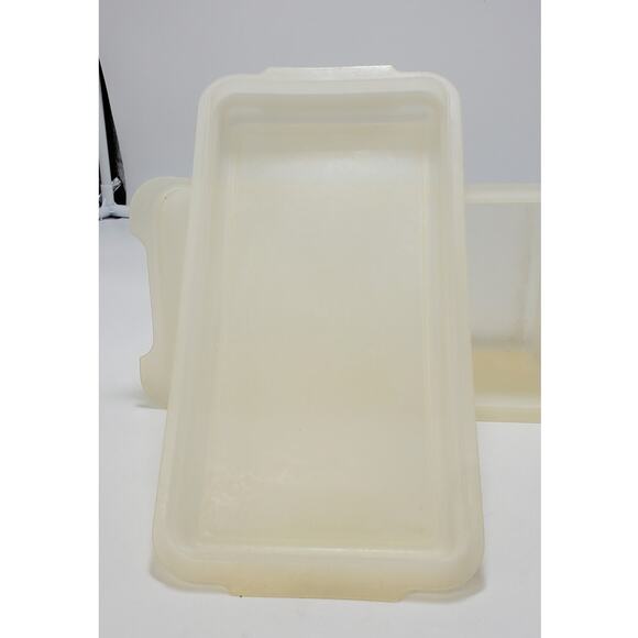 Vintage Sheer Tupperware Bread Loaf Keeper Storage Container #171 w/ #172 Lid - Picture 8 of 8